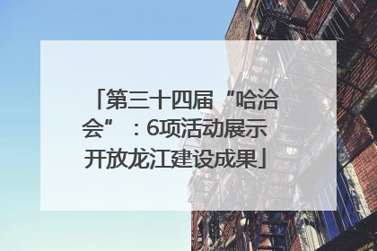 第三十四届“哈洽会”：6项活动展示开放龙江建设成果